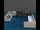 Corner couch 2 Pc sectional