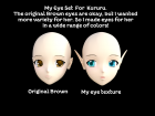 Eye Textures for Kururu