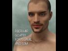 Fiberhair Goatee Beard for Genesis 3 Male G3M