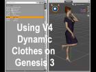 Using V4 Dynamic Clothes on Genesis 3 Female