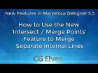 Marvelous Designer 5.5 Tutorial: Merge Separate Internal Lines