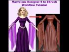 Marvelous Designer 5 to ZBrush Workflow Tutorial