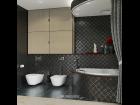 Geometrical Pattern Bathroom