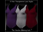 3 Lace Styles for Pauline Bathing Suit