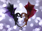 Valentine Dragons for Daz Dragon 3