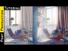 Interior Post Production Tutorial in Photoshop Architectural Visualization