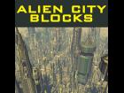 Alien City Blocks for Bryce
