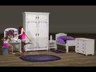 Girl's Bed Room for Poser 11