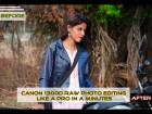 Canon 1300d RAW photo editing (hue, saturation & luminance)