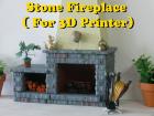 Fireplace for dollhouse (Printable)