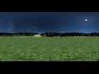 Field surrounded hills 360 degree backgroun