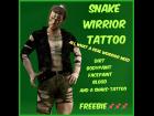 Snake Worrior Tattoo for GM8