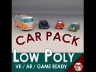Low Poly Cartoon Classic Car Pack 01