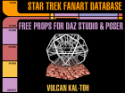 [Free Prop] Vulcan Kal-toh for Daz and Poser