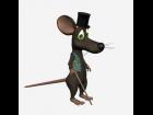 Top hat and cane for 3duniverse cartoon mouse.