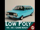 Low Poly Sedan Car 03