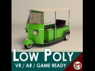 Low Poly Auto Rickshaw