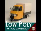 Low Poly Three Wheeled Truck