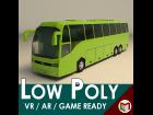 Low Poly Coach Bus 01