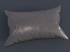 Pillow with structured front