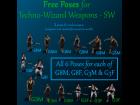 Free Poses for Techno-Wizard Weapons - SW
