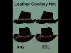 Leather Cowboy Hat