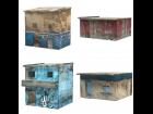 Shanty Town Buildings 2: Set 1 (for Poser)