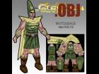 Battlemage: low poly RTS game character