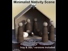 Minimalist Nativity Scene