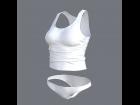 Cotton Underwear for Genesis 8 Female