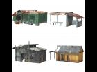 Shanty Town Buildings 1: Set 1 (for Poser)