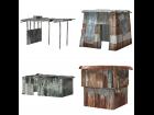 Shanty Town Buildings 1: Set 3 (for Poser)