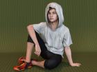 Summer Casual Hoodie Short Sleeve Shirt for G8M