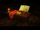 Low Poly Ancient Book Game Asset