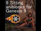 9 Sitting Aniblocks for Genesis 9