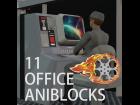 11 Office Aniblocks for Genesis 8