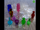 Set of 20 Glass Vase Props