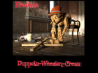 Puppet Wooden Cross