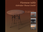 Viennese table