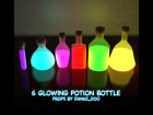 6 Glowing Potion Props