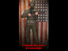 Sniper US Ranger standalone Character low poly