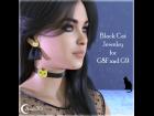 Arah3D Black Cat Jewelry for G8F and G9