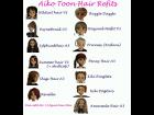 Aiko Toon- 13 hair refits for CR2 hair