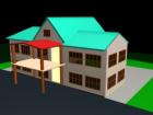 house shaj 3ds max