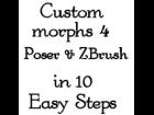 Custom morphs in Poser & Zbrush 2 in 10 easy steps