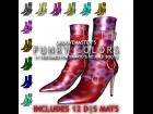Funky Colors for BD Half Boots