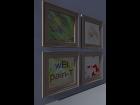 cadres -> frames with paintings for Cinema 4d