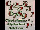 Christmas Alphabet add-on - numbers and signs