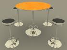 Table and Stools