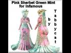 Pink Sherbet Green Mint for Infamous